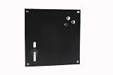 Zeller 11602 Memobord, Glas / 40 x 40, schwarz