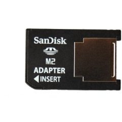 Original SanDisk Memory-Stick M2 ProDuo Adapter. Erm�glicht den Betrieb einer M2 Karte als ProDuo-Memorystick