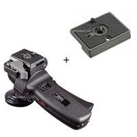 Manfrotto Improved Grip Action Ball Head with Quick Release - Supports 11 lb - with Additional Mounting Plate