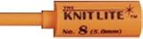 Orange Knit Lite Knitting Needles 9