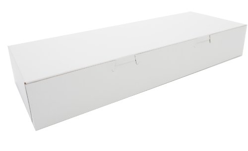 Southern Champion Tray 0996 Clay Coated Kraft Paperboard White Non Window Lock Corner Bakery Box, 16