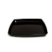 Black Square Plastic Serving Tray 12-inch