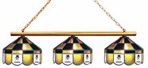 Wake Forest Demon Deacons Three Light Executive Game Table Lamp