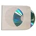 Electronics : CD DVD White Paper Sleeves with Clear Window 100 Pack