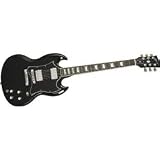 Gibson SG Standard Electric Guitar, Ebony - Chrome Hardware - B0002CZUYM