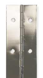 Battalion 1CCN9 Piano Hinge, Nickel, 96 L x 3 In W Battalion 1CCN9 Piano Hinge, Nickel, 96 L x 3 In W