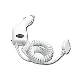 In Car Charger for Apple iPhone 4 and 4S - White