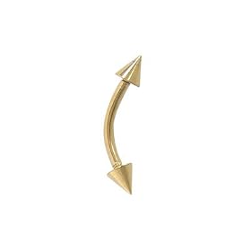 Titanium Curved Barbell Eyebrow Ring