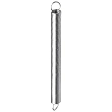 Extension Spring, 302 Stainless Steel, Inch, 0.063" OD, 0.008" Wire Size (Pack of 10)