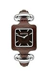 Gucci Leather Brown Dial Women's Watch #YA130403