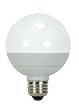 Satco S8784 - 7 Watt LED G25 Globe Light Bulb, 20-25 Watt Incandescent Equivalent, 5000K