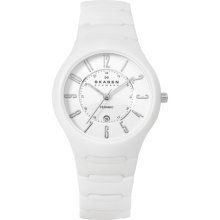 Skagen Women's 817LWXC Ceramic White Ceramic Watch