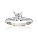 .71 Carat Diamond Solitaire Engagement Ring In 14kt White Gold. Size 6