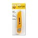 Plastic Utility Knife with Retractable Blade and Snap Closure, Yellow