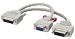 Electronics : DVI-I Female to DVI-D Male + VGA Male Splitter Cable
