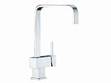 LineaAqua Zephyr Ultra Flat Chrome Finish Kitchen Faucet Single Lever Mixer