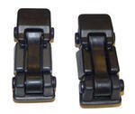 Rugged Ridge Black Hood Catch Kit, Jeep TJ Wrangler