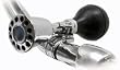 Mini Condor Horn Chrome Black Squeeze Horn