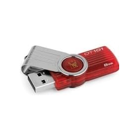 Kingston DataTraveler 101 Gen 2 8GB USB Drive - Red