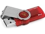 Kingston DataTraveler 101 Gen 2 8GB USB Drive - Red