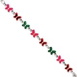 Sterling Silver Enameled Baby Bracelet 6