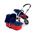 Bugaboo Cameleon Stroller - Red Base - 2007 Blue Fleece