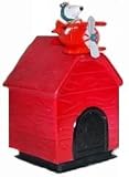 Peanuts Snoopy Red Barron Dog House Bank and Fan Pull