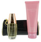 BEAUTIFUL LOVE by Estee Lauder Gift Set for WOMEN: SET-EAU DE PARFUM SPRAY 1 OZ & BODY LOTION 3.4 OZ & COSMETIC BAG