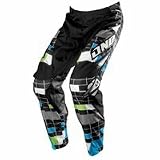 Carbon Motorcycle Test Pattern Pant Blk/Grn by One Industries