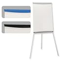 Black Trim Flipchart Easel Eurosize
