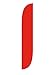 LookOurWay Feather Flag Banner - 12 Feet Tall Advertising Flags for Outdoor Business and Events Promotion - Swooper Flag Only - Solid Color Flags - Red (10M1200067)
