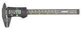 Central Tools 3C351 Carbon Fiber Digital Caliper with Fractional Display