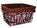 Nirve Lahaina Pink and Brown Basket Liner and Tote Couture Cruiser