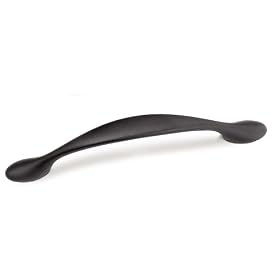 Laurey 25266 Cabinet Hardware 96MM Small Spoonfoot Pull, Oil Rubbed Bronze