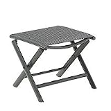 Produkt-Bild: greemotion 427653 Fu&szlig;hocker Faro, Alu, promo grau - schwarz/silber