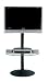 BDI Aspect 9760 Flat-panel swivel TV stand Black