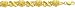 14K Gold Hugs and Kisses Necklace or Bracelet 5mm wide