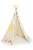generic - tipi - tente d'indiens - toile et bois