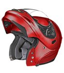 Vega Full Face Modular Motorcycle Helmet DOT Vega Summit Candy Red