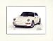 KEN-1（イラスト）: Porsche（ポルシェ） 964（白）