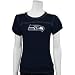 Seattle Seahawks Navy Blue Ladies Studded Gal T-shirt