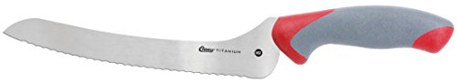 Clauss 18748 9-Inch Titanium Bonded Offset Serrated Knife