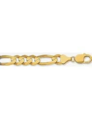 10.5mm Figaro Chain 16"
