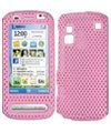 Nokia C6 Lattice Snap-on Cover Faceplate/Executive Protector Case (pink)