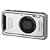 Pentax Optio W60 Waterproof Digital Camera - Silver (10MP, 5x Optical Zoom) 2.5' LCD