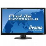 221136: Iiyama ProLite E2710HDS-1 Monitor 27 inch 1080p TFT LCD 1000:1 400cd/m2 (1920 x 1080) 5ms D-Sub/DVI-D/HDMI (Black) (PLE2710HDS-B1)