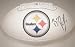 Ben Roethlisberger Autographed/Hand Signed Pittsburgh Steelers Team Logo Football