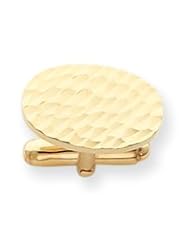 Sterling Silver & Vermeil D/C Oval Cuff Links