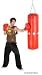 Sports : Boxen Set Little Rock 100cm Boxsack Rot