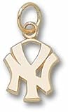 New York Yankees 7/16 NY Charm - Gold Plated Jewelry